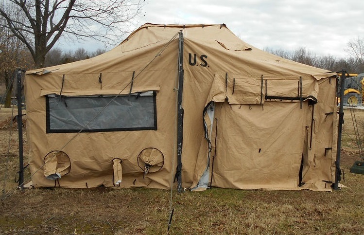 military tents